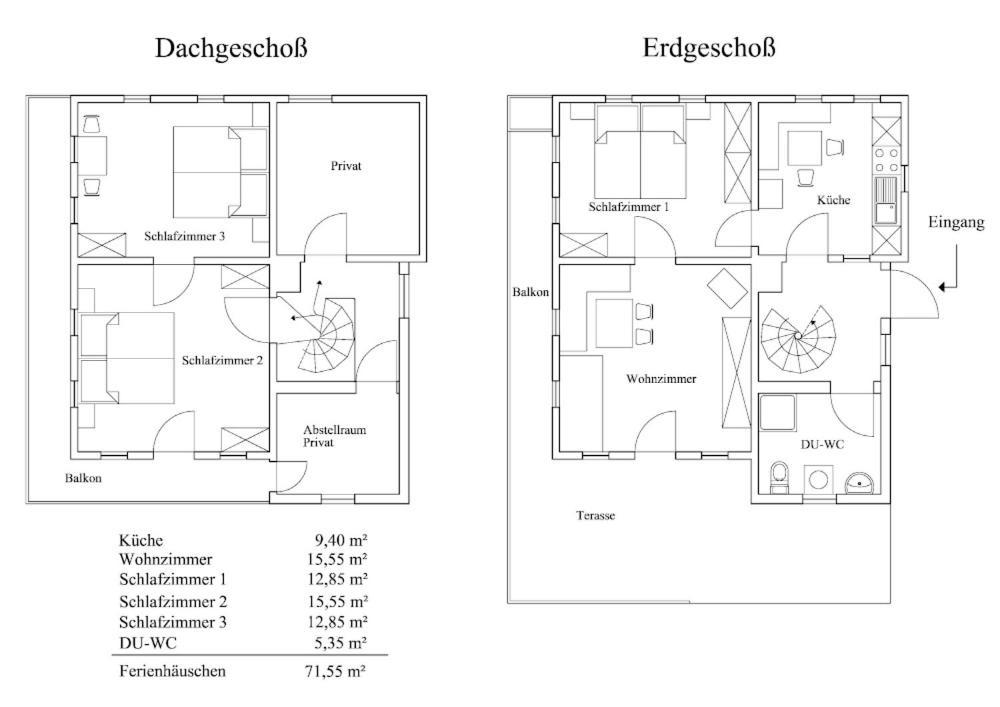 Ferienhaeuschen Rahm Villa Хайнценберг Екстериор снимка